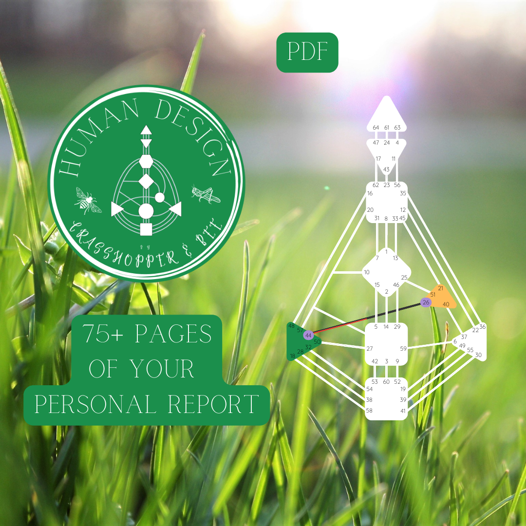 Free #HumanDesign Reading – 75+ pages of a personalised report!